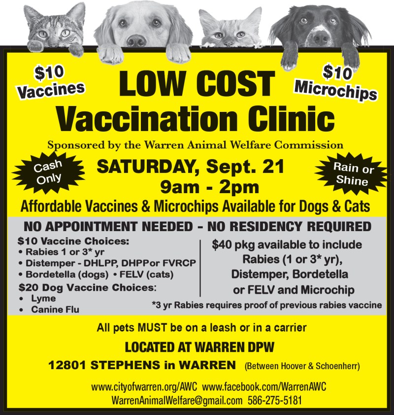 Dog Vaccine Events Near Me